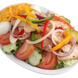 Chicken Fajitas Salad