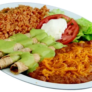 Taquito plate