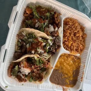 Barbacoa Taco Plate