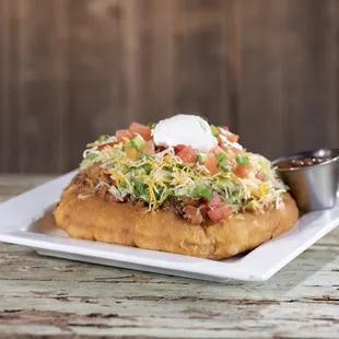 Lucky Star Indian Taco - Get it at The Rez in Concho!