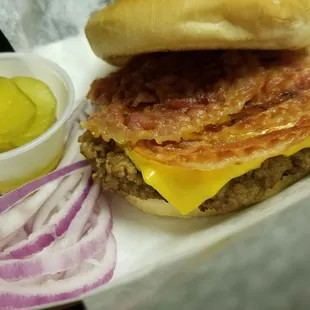 Bacon cheeseburger