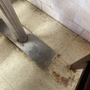 This is the floor under my table