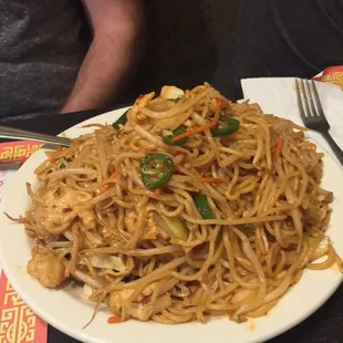 Volcano chow mein!
