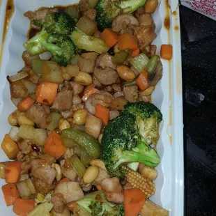 Ku pow chicken with 0 heat or even flavor