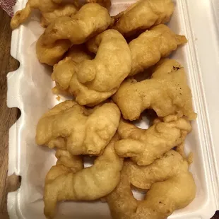 Sweet and Sour Shrimp (sauce comes on the side)