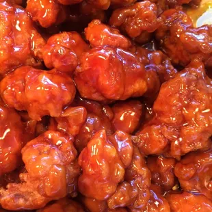 Orange chicken on point!!