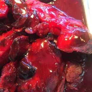 Slowly baked in special sauce BBQ Pork