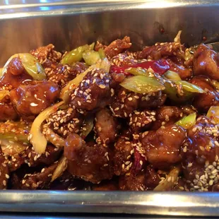 Oh so good! Sesame Chicken