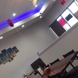 interior, sushi and sashimi