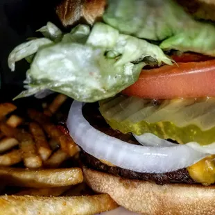 westernburger, barbecue, that lines up your meal with, an onion ring; maybe a horse rise in car ride; you will enjoy the round up of flavors