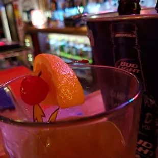 A cold 1one and food, maybe heaven and we it be lucky at Lucky Stricks; good times