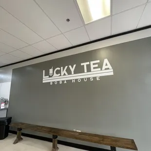  bench in the lobby