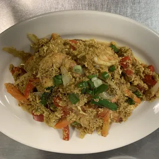 CS1. Stir Fried Shrimp and Crab Curry Special