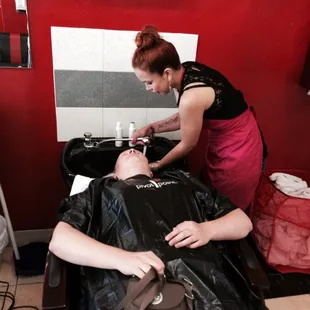 Alex working her magic!