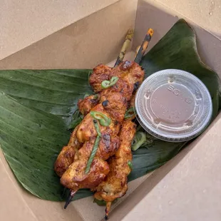 Lemongrass BBQ Chicken Skewers