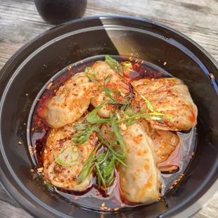 Spicy Vegan Dunplings