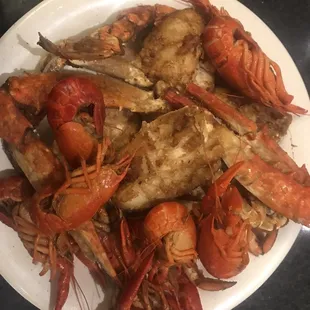 Crab and crawfish