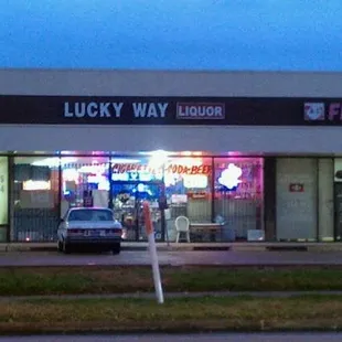 the front of lucky clean