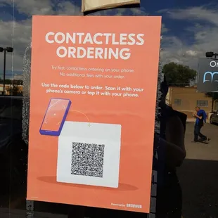 QR code for ordering