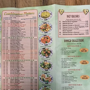 Menu update