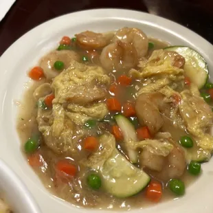 Shrimps with Shrimp in Lobster Sauce