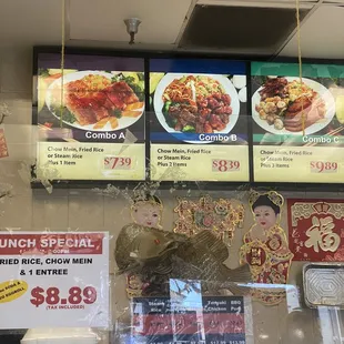 Combo prices