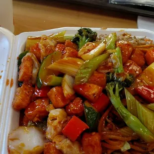 Spicy Orange Tofu