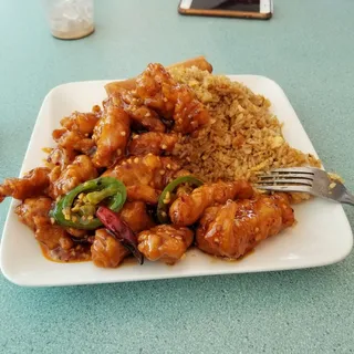 Hot and Spicy Chicken Lunch Special