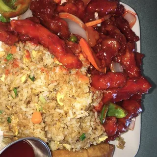 Sweet and Sour Chicken Lunch Special
