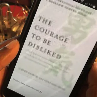 someone holding a smart phone