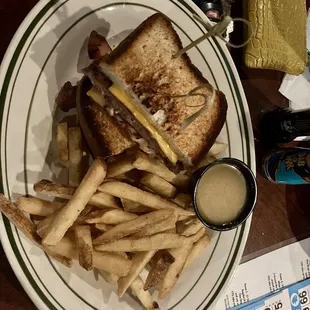 Bacon grilled cheese burger with gluten free bread.