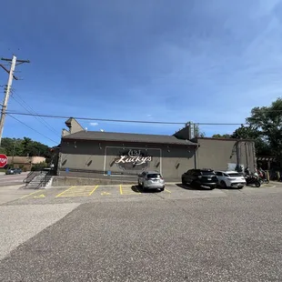 outside