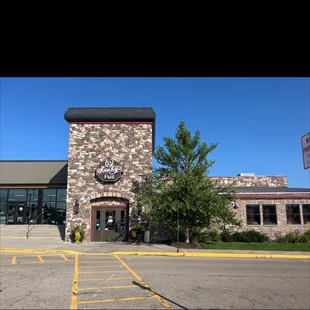 the front of the restaurant