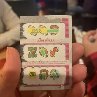 Pull tabs November 24'