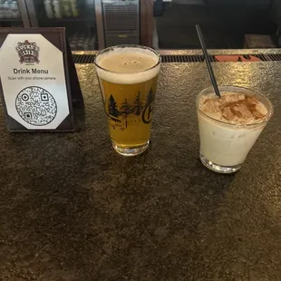 beer and a snickerdoodle tap drink