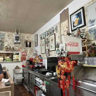 a man working in a kitchen