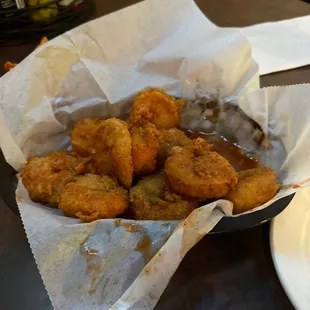 Shrimp appetizer. Large shrimp