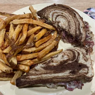 Reuben and fries!