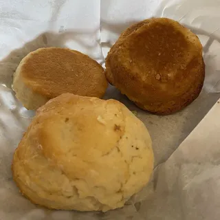 Toast, Corn Muffin or Biscuits