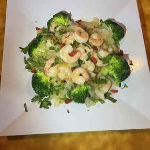 This is the new Butter Shrimp and this the special so it's not menu. This is super good and is a must try! My new food dish!