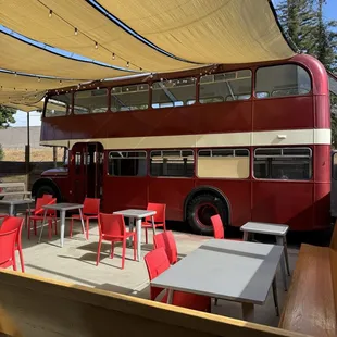 Outside dining area