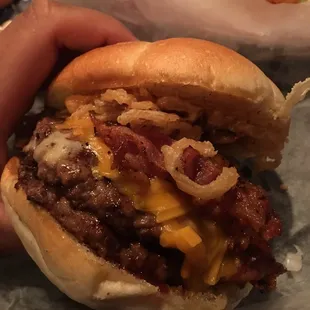 Bacon Cheddar Burger