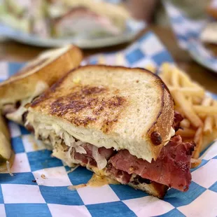They have to be making their own for meat this hella-of-a-great Ruben Sandwich.