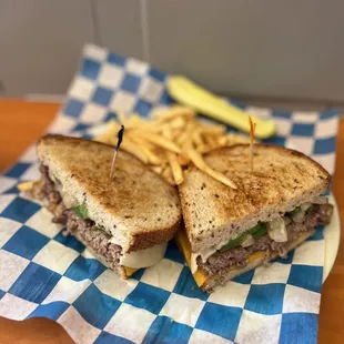 #7 Jalapeño Patty Melt (~$13)