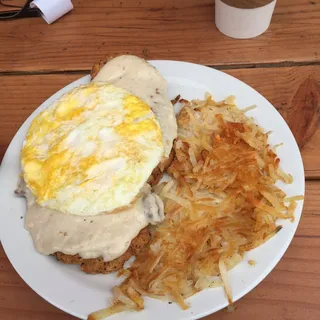 Chicken Fried Chicken Breakfast