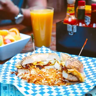 Sunrise Bagel Sandwich Breakfast
