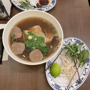 #5. Beef, Meatball, Tendon Pho (Chin Bo Vein Gan) *