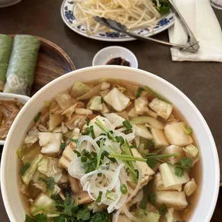 7. Assorted Vegetables & Tofu Pho*