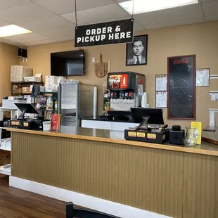 Counter / place &amp; pickup to go orders