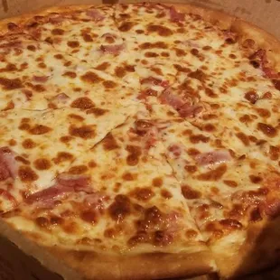 a pizza in a box